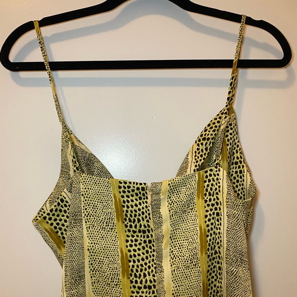 Silky Printed Mini Slip Dress - Never Worn - Picture 4 of 4
